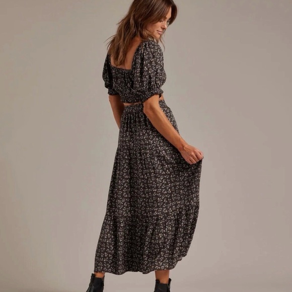 Rylee + Cru Black Floral Skirt Set - Picture 7 of 7